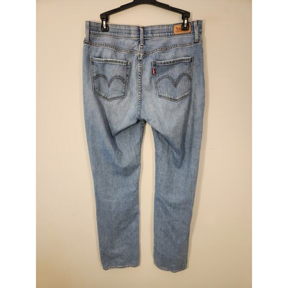 Levi's 525 Jeans Womens 8M 8 31 X 31 Blue Perfect Waist Straight Leg - Picture 3 of 11